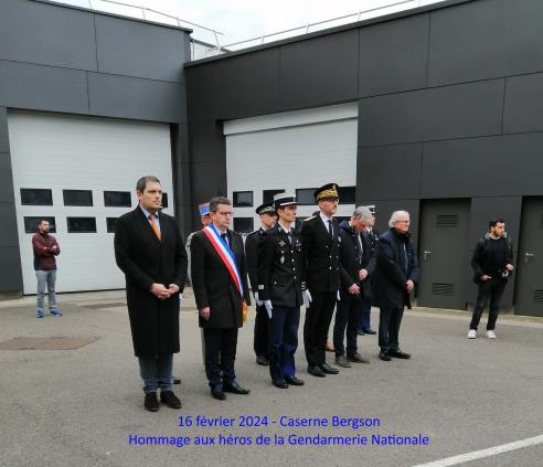 HOMMAGE AUX HEROS DE LA GENDARMERIE